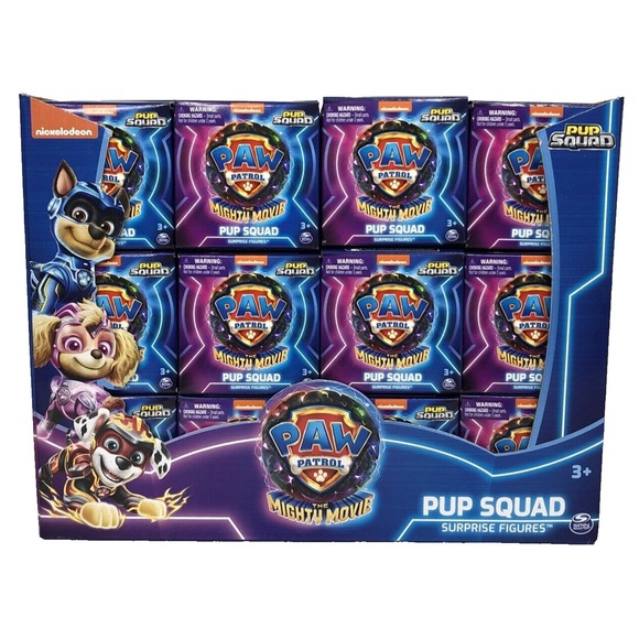 Spin Master Other - Paw Patrol The Mighty Movie Pup Squad Surprise Mini Collectible Figure Lot of 36